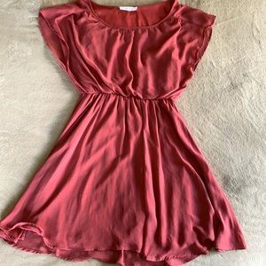 Coral short dress